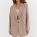 Blazer extragrande elegante para mujer