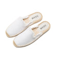 Flax Straw Fisherman Shoes Casual Comfortable Breathable Women's Slippers - Dazpy