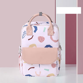 Multifunctional Waterproof Fashion Double Shoulder Mommy Bag