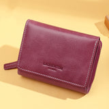 Multifunctional Folding Leather Wallet Fashion Retro - Dazpy