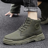 DroKorean Style Trendy High-top Men's Shoes - Dazpy