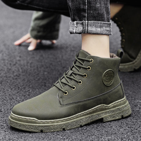 DroKorean Style Trendy High-top Men's Shoes - Dazpy