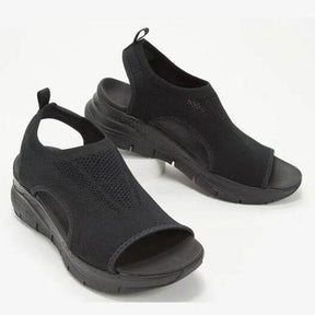 Casual Flying Woven Hollow Fish Mouth Beach Women's Sports Sandals
