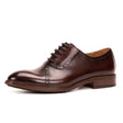 Men's Leather Lace-up Oxford Shoes - Dazpy