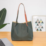 Large Capacity One-shoulder Casual Canvas Tote Bag Women's Shoulder Bag Waterproof Oxford Cloth - Dazpy