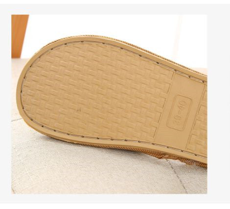 Rattan Mat Rattan Woven Rattan Straw Woven Slippers - Dazpy