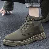 DroKorean Style Trendy High-top Men's Shoes - Dazpy