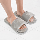 All-round Bristle Silicone Foot Wash Slippers To Clean The Soles Of The Feet