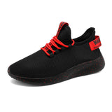 Low-top Casual Sports Shoes Men's Mesh Breathable Pointed Toe Flat MD Sole - Dazpy