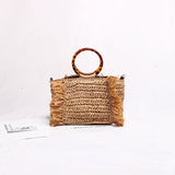 Fashion Simple One-shoulder Diagonal Woven Bag - Dazpy