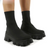 Mid-heel European And American Mid-tube Boots Set Foot Large Size Boots