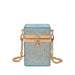 Fashion Chain Hand-held Women's Messenger Box Bag - Dazpy