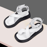 Thick-soled Casual Flip Flops High Shoes Roman Women's Sandals - Dazpy