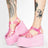 Clear Foam Platform Jelly Slip-On Sandals