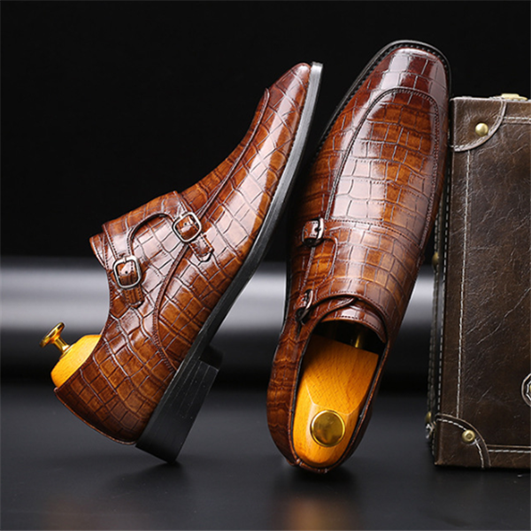 Business pointed leather shoes - Dazpy