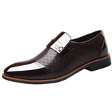 Men's leather shoes men's casual shoes - Dazpy