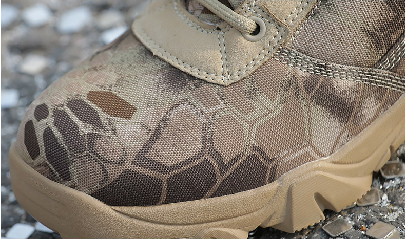 Python pattern desert tactical boots - Dazpy