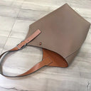 Bucket bag all-match soft leather female bag