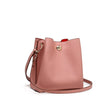 Solid Color Fashion Trend Ladies Messenger Bucket Bag - Dazpy