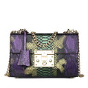 Lock chain small square bag