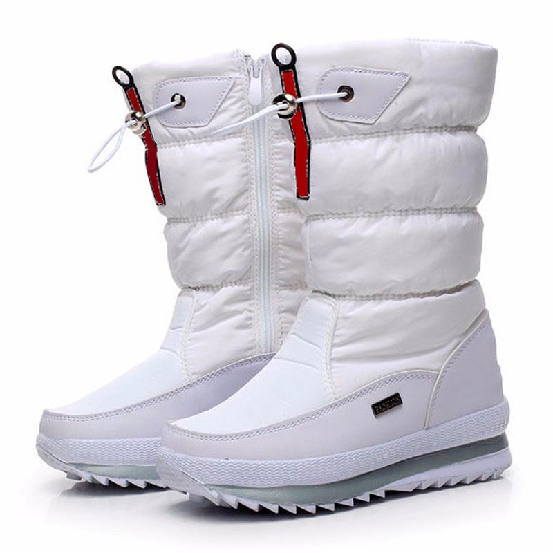 Winter thick waterproof and anti-ski boots - Dazpy