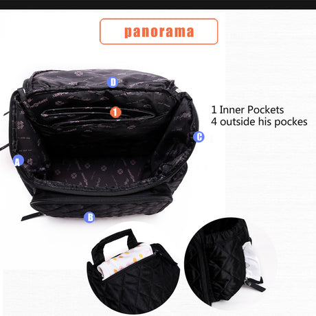 Pack shoulder and mother and baby bag multifunction - Dazpy