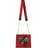 Vintage canvas shoulder bag female large capacity embroidery wide shoulder strap Messenger bag