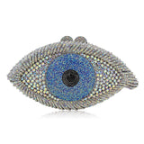 Women's bag eye diamond evening bag - Dazpy