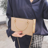 One Shoulder Messenger Fashion Chain Small Square Bag - Dazpy