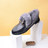Flat warm cotton shoes with rabbit fur
