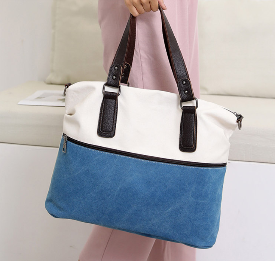 Ladies Shoulder Bag Shopper Handbag Large Bags for Women Bags Casual Canvas Messenger Purse Hobo Bags Women Bag Female Tote - Dazpy