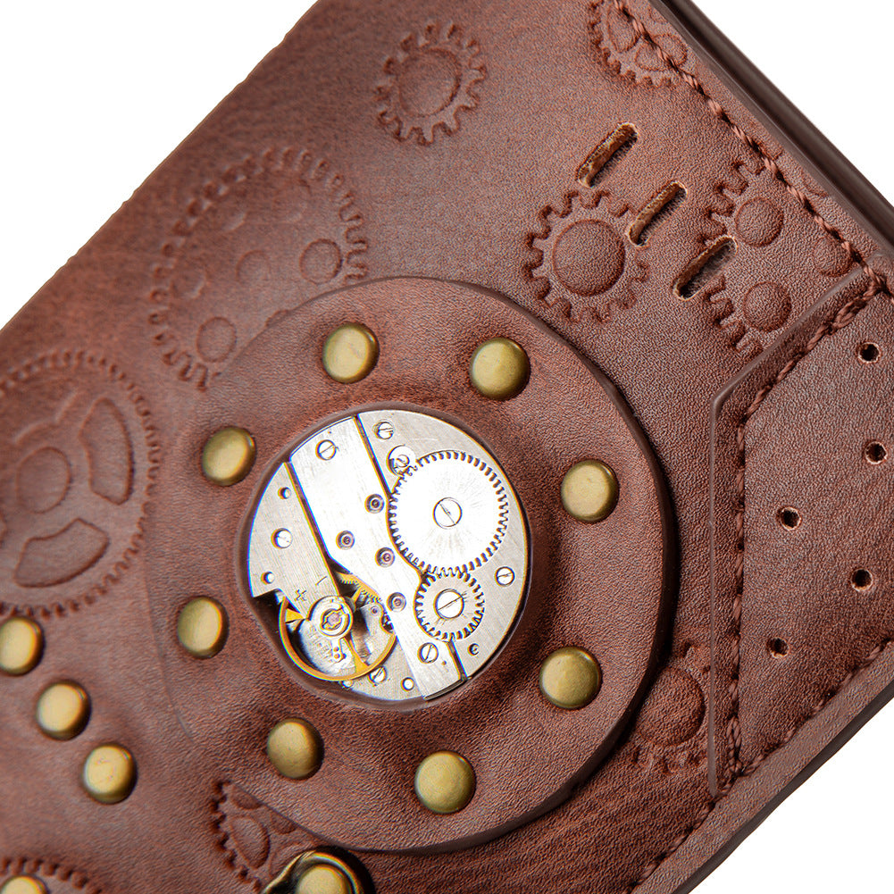 Steampunk ladies long wallet - Dazpy