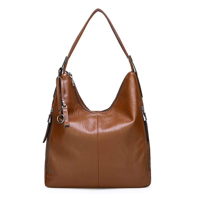 Soft leather shoulder bag - Dazpy