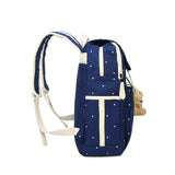 Canvas Print Polka Dot Backpack - Dazpy