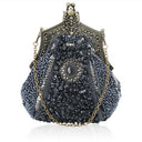 Women's Vintage Heavy Beaded Evening Bag