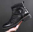 Leather shoes for men cowboy shoes  Martin boots - Dazpy