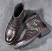 Leather shoes for men cowboy shoes  Martin boots - Dazpy