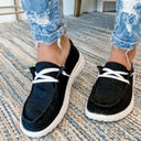 Canvas casual solid color women's shoes