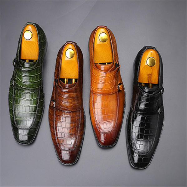 Business pointed leather shoes - Dazpy