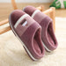 Thick Bottom Plus Velvet Non-Slip Plush Cotton Slippers For Men - Dazpy