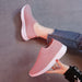 Korean Version Of Large Size Sports Flying Woven Casual Shoes - Dazpy