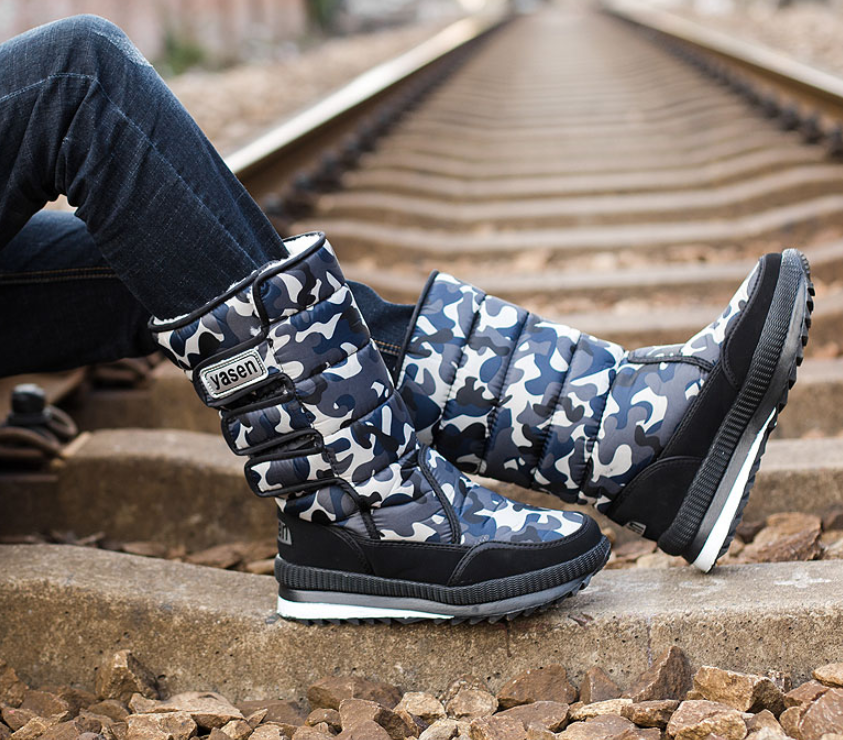 Long high-top men's boots - Dazpy