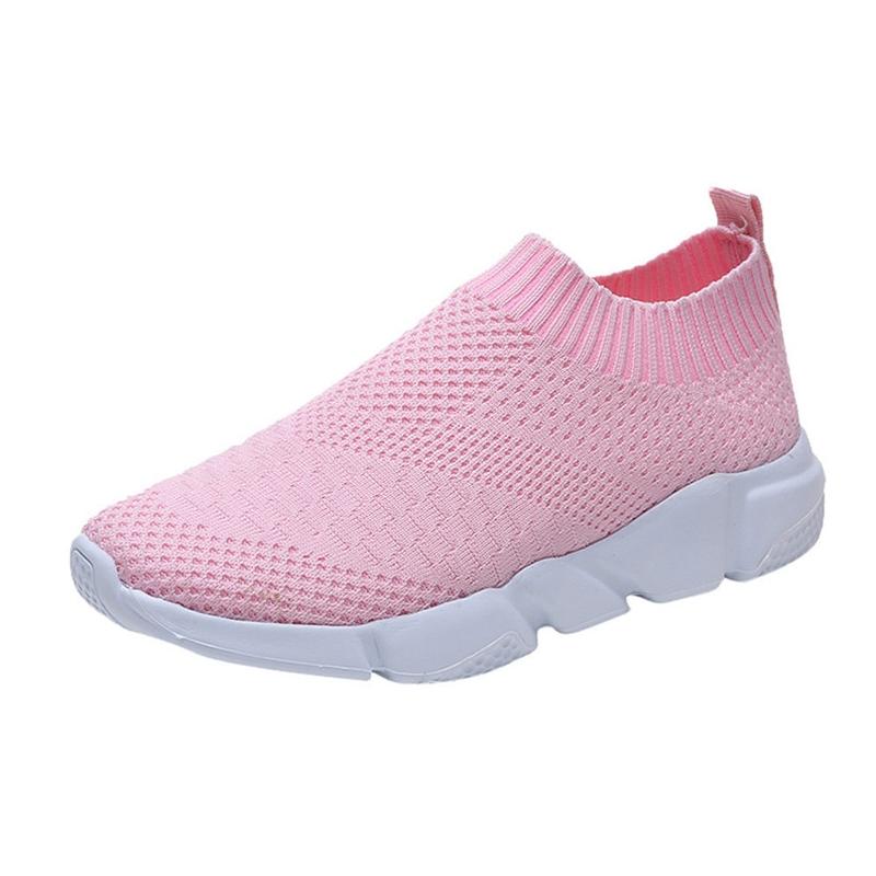 New Outdoors Adults Trainers Running Shoes Woman Sock Footwear Sport Athletic Unisex Breathable Mesh Female Sneakers - Dazpy