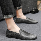 Casual Leather Shoes Korean Version Of Small Black Shoes All-match Youth Shoes - Dazpy