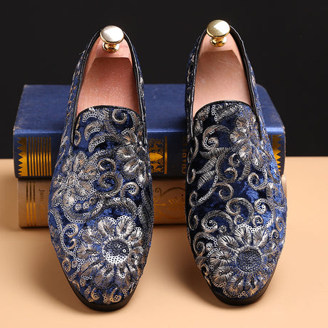 Embroidered men's shoes - Dazpy