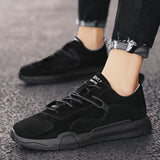 Suede British style sneakers men's trend Korean style - Dazpy