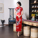 Chinese style spring and summer improved cheongsam dress long - Dazpy