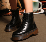 Acid Chunky Platform Boots - Dazpy