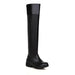 Stretch Over The Knee Boots Women's Thick Heel Long Boots - Dazpy