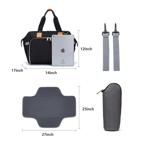 Multifunctional And Large-Capacity Go-Out Mother And Baby Bag - Dazpy